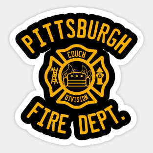 Pittsburgh Fire Department Couch Divison Sticker